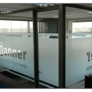 adhesivo empavonado para vidrios